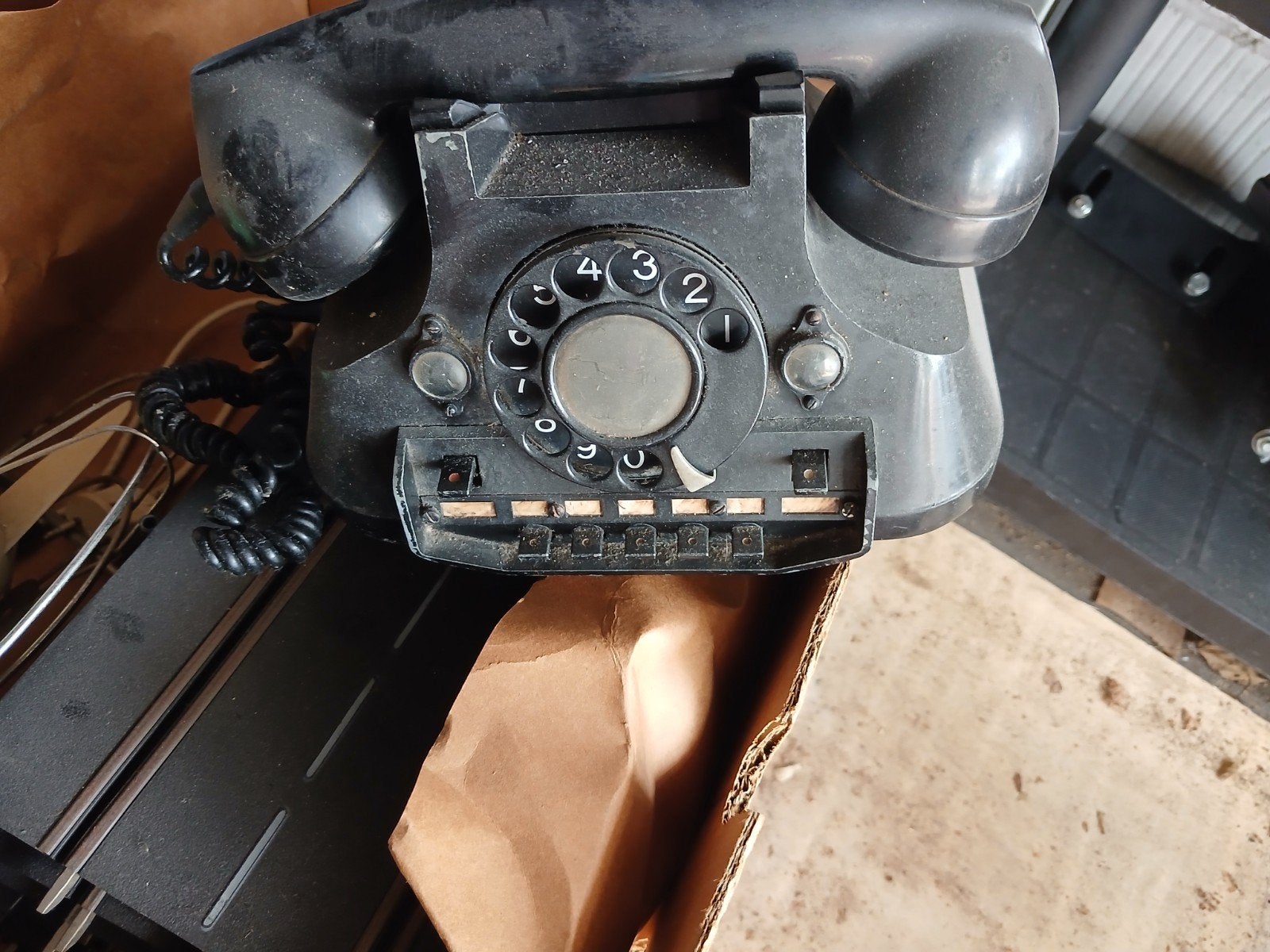 telefoon centrale, Telecommunicatie, Vaste telefoons | Niet Draadloos, Ophalen, Met draaischijf