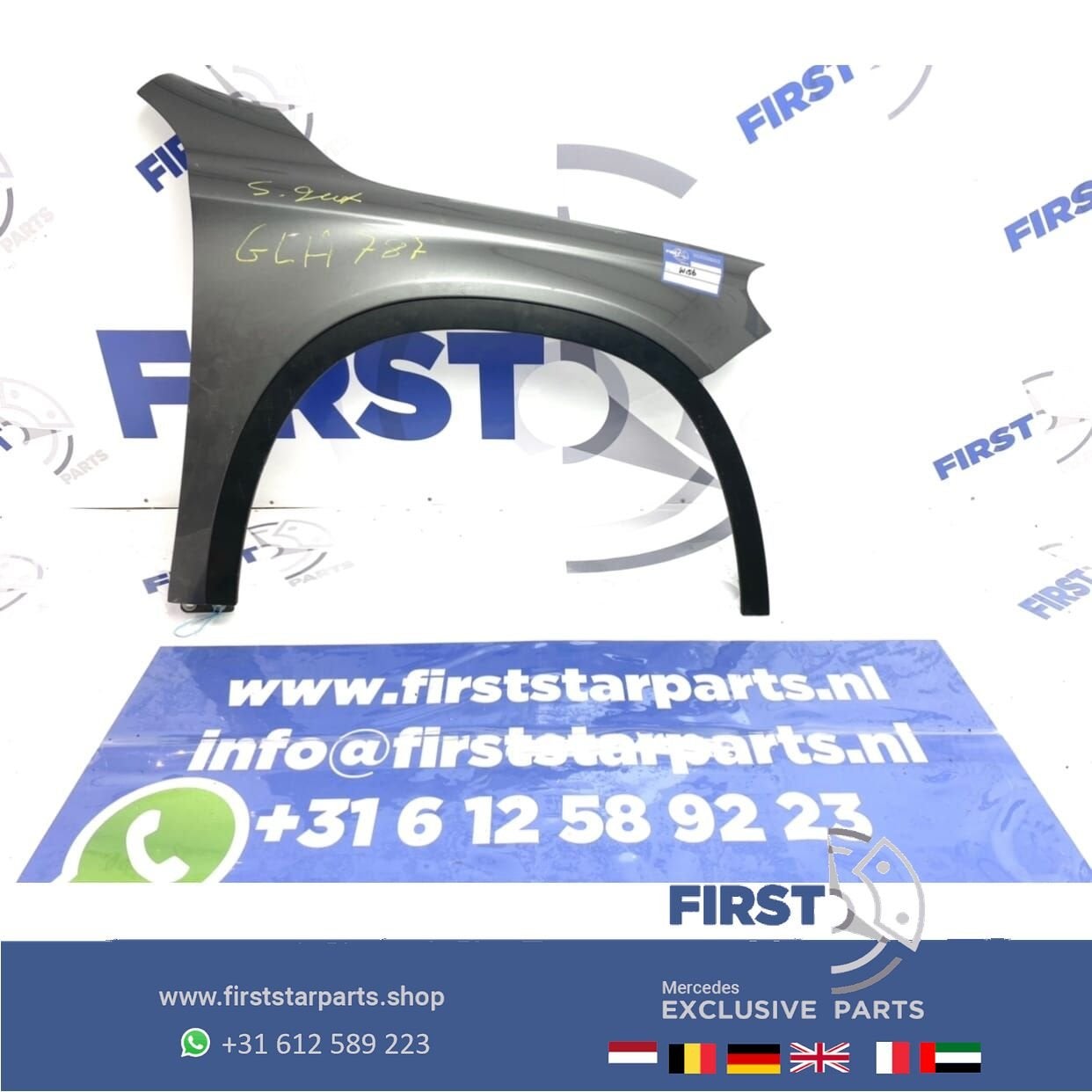 W156 ZIJSCHERM Mercedes GLA Klasse BERG GRIJS 787 VOORSCHERM