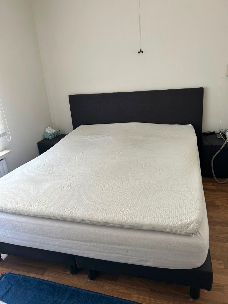 Boxspring, Ophalen, Gebruikt, Tweepersoons, 200 cm
