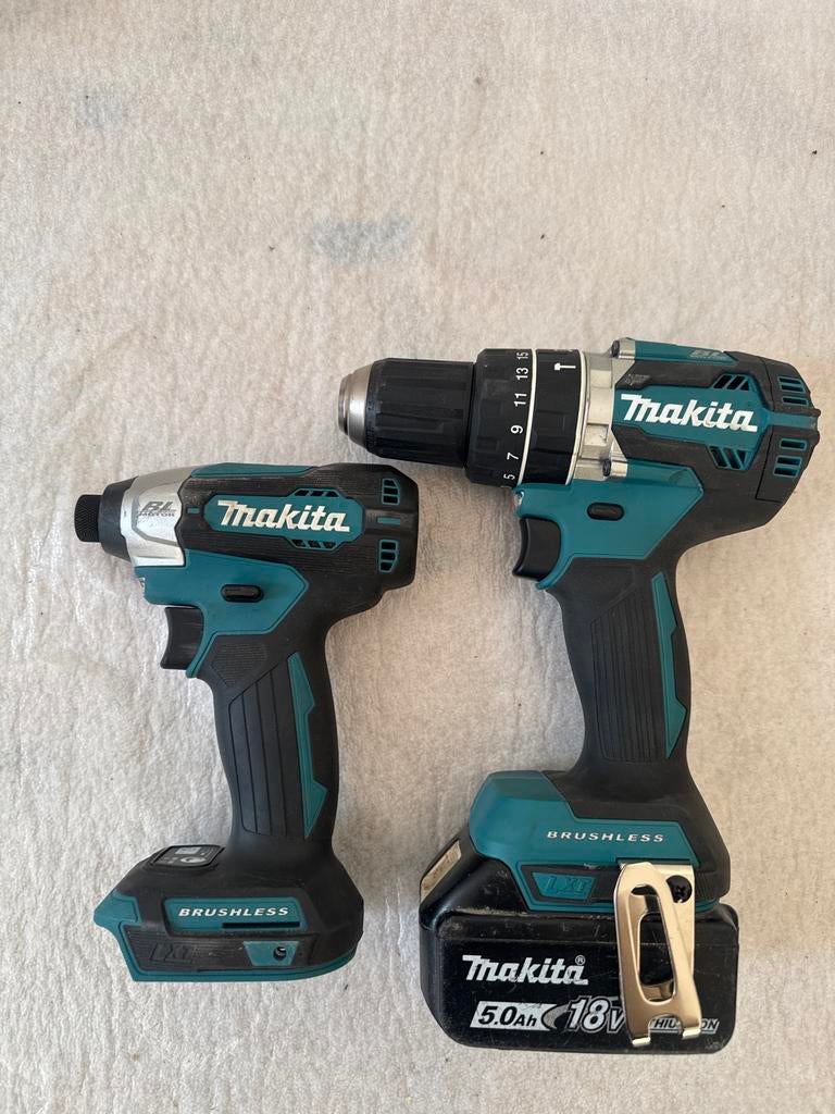 Makita Schroefmachine Set - DTD157 en DHP484, Doe-het-zelf en Verbouw, Gereedschap | Boormachines, Ophalen of Verzenden, Boor- en Schroefmachine