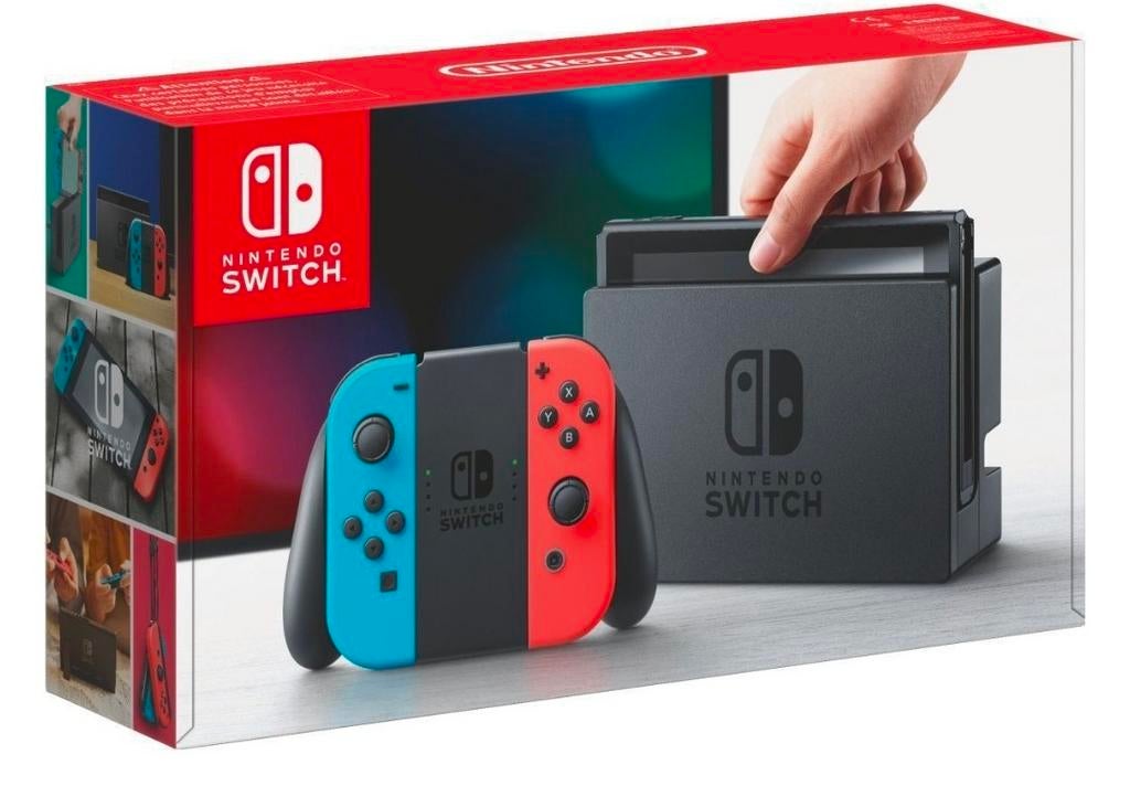 Nintendo Switch met roze controller en opbergtas, Ophalen, Zo goed als nieuw, Met 1 controller, Switch Original