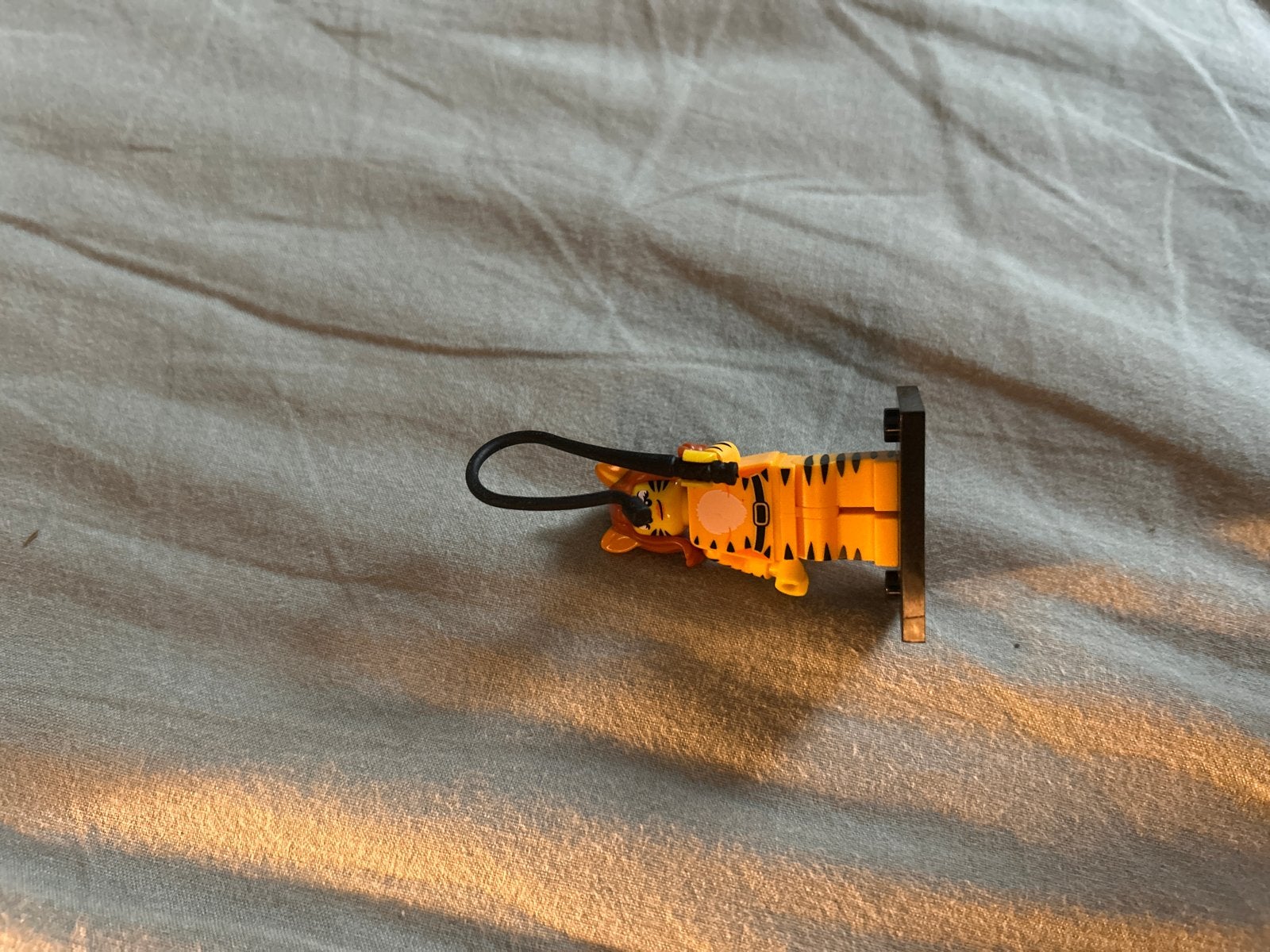 Lego Tijger Minifiguur Sleutelhanger, Ophalen of Verzenden, Zo goed als nieuw, Jongen of Meisje