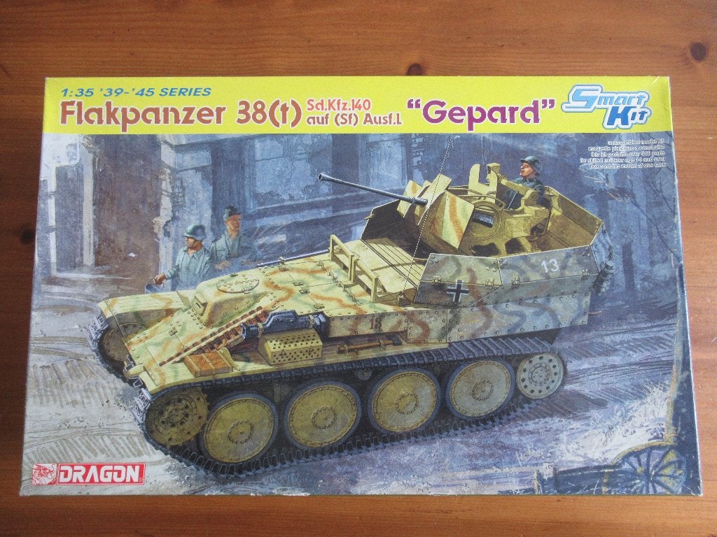 Flakpanzer 38(t) Sd.Kfz.140  "Gepard"   (Dragon 1/35), Overige merken, Tank, 1:32 tot 1:50, Nieuw