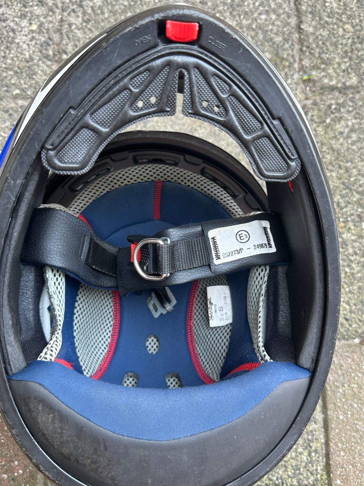 Caberg Integraalhelm - Maat S - Blauw/Zwart, Motoren, Ophalen, Heren, Integraalhelm, S
