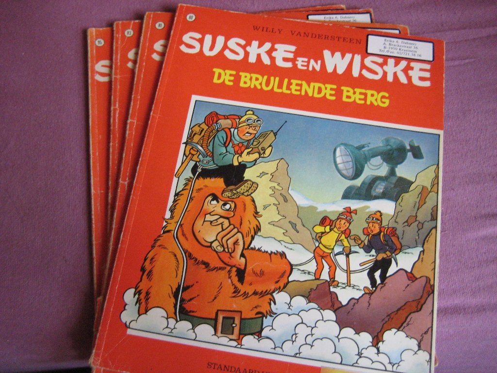 Suske en Wiske: 80, 81, 83 + 95 (NO96), Eén stripboek, Ophalen of Verzenden, Zo goed als nieuw