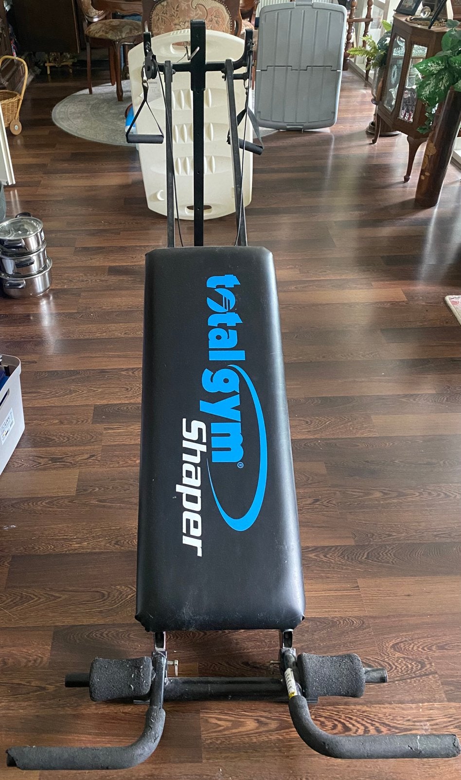 Roeitrainer Total gym Shaper, Sport en Fitness, Fitnessmaterialen, Ophalen, Gebruikt, Benen, Overige typen