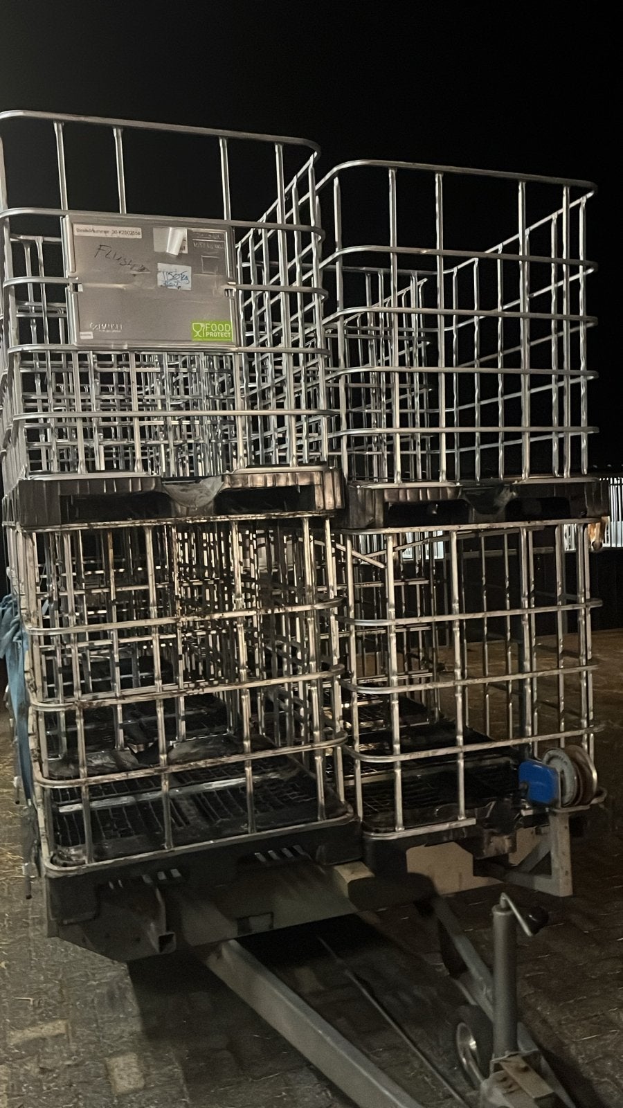 Krat houtkrat Ibc, Doe-het-zelf en Verbouw, Ophalen, Gebruikt, 100 cm of meer, 60 cm of meer