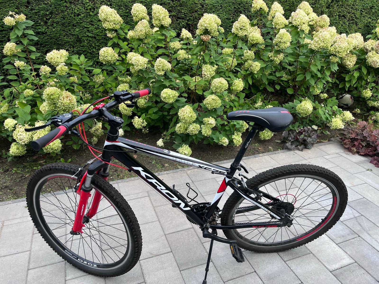Mountainbike 21 versnellingen, 17 inch frame, met vering, 45 tot 49 cm, Zo goed als nieuw, Dames, Ophalen