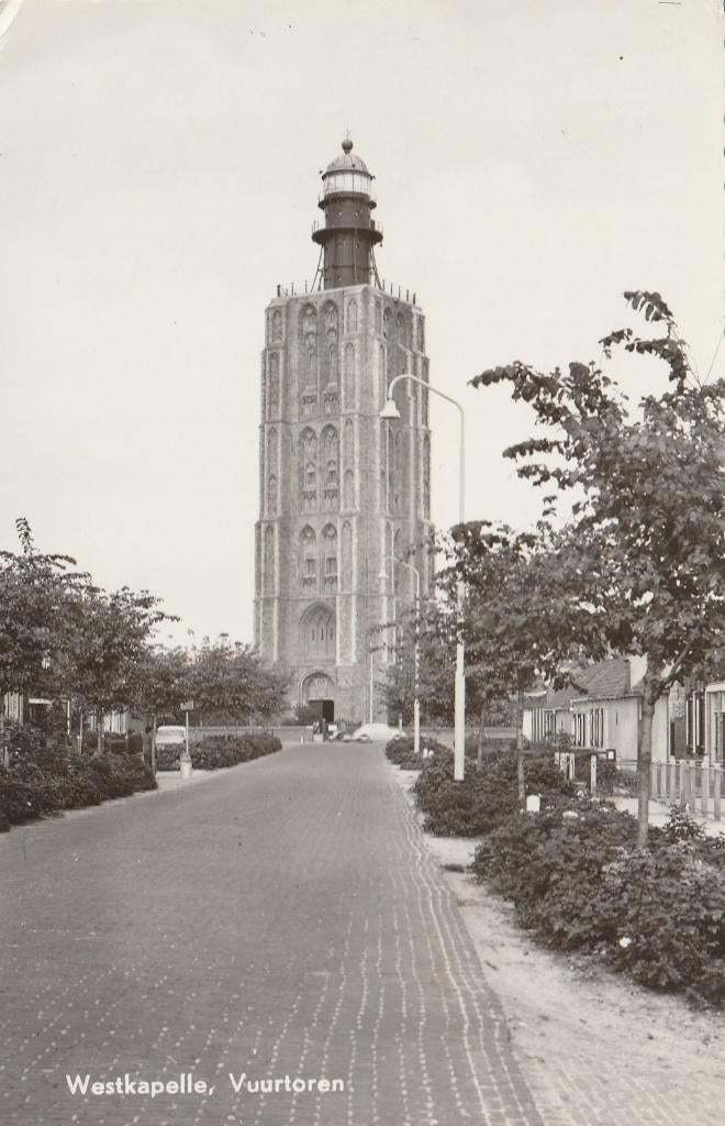 WESTKAPELLE Vuurtoren, Verzenden, 1940 tot 1960, Gelopen, Zeeland