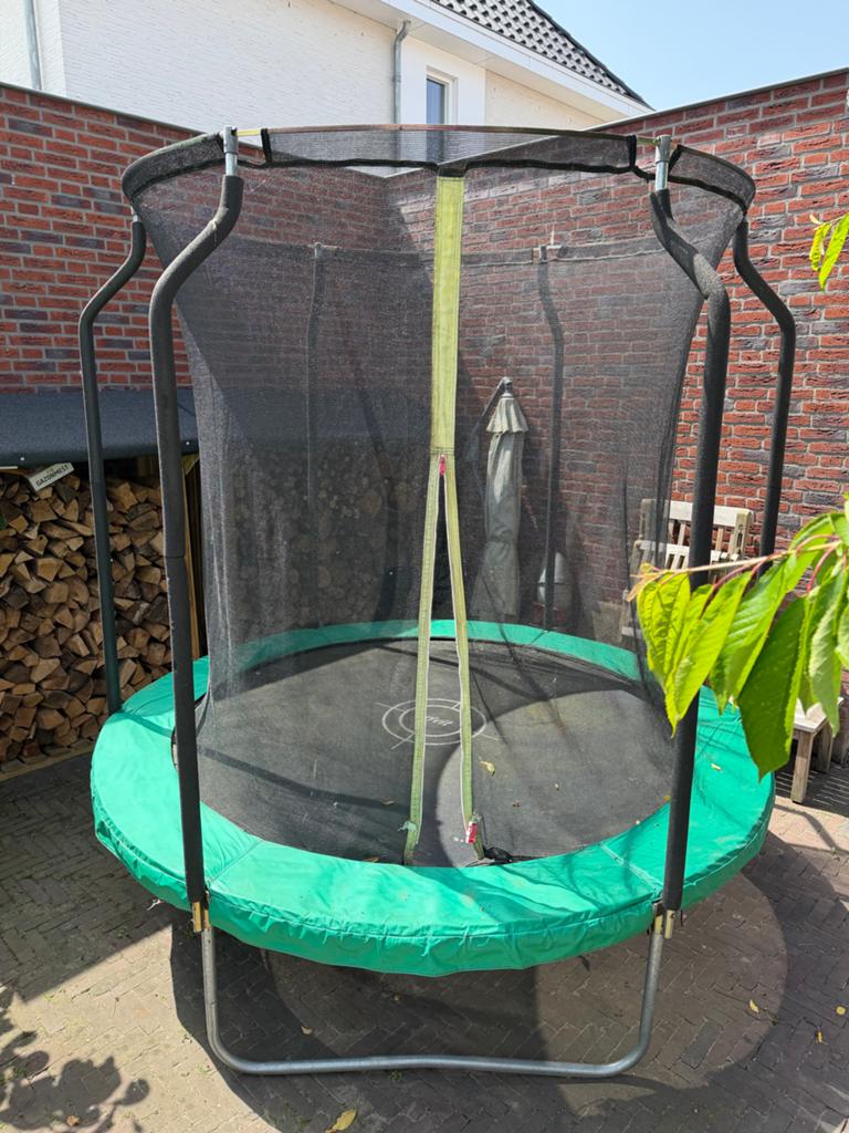 Crivit Trampoline met veiligheidsnet - Gebruikt, Ophalen, Gebruikt