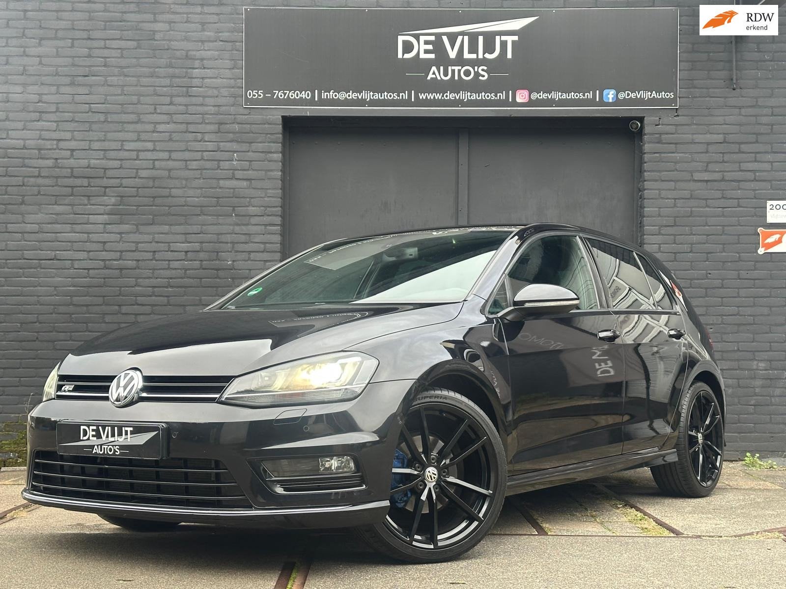 Volkswagen Golf 1.4 TSI 140PK R-Line | Climate Control | Sta, Euro 5, Stof, Zwart, 4 cilinders