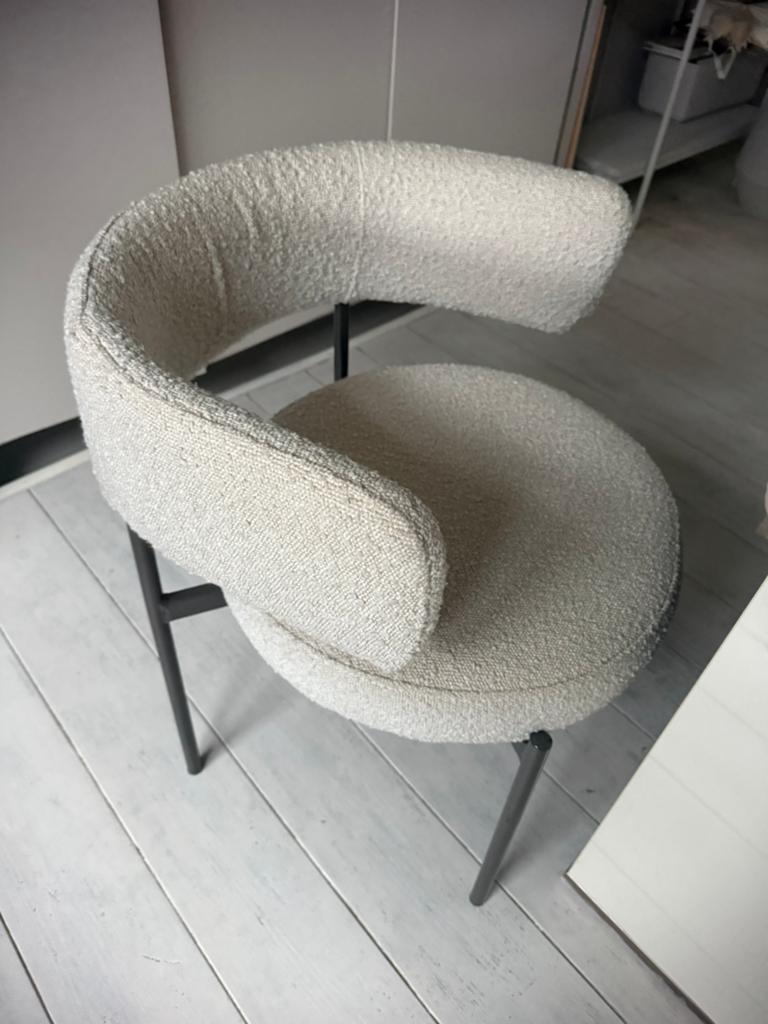 Beige stoel karwei, Ophalen of Verzenden, Gebruikt, Overige kleuren, Eén