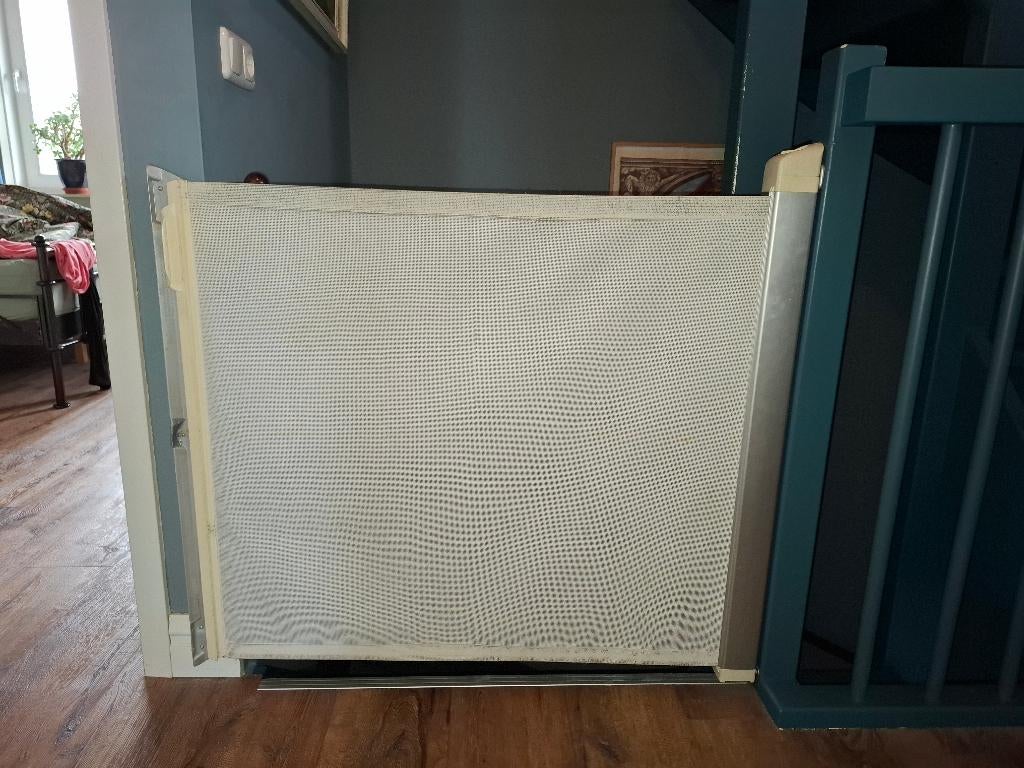 Lascal Kiddyguard traphekje - oprolbaar, Kinderen en Baby's, Gebruikt, Ophalen of Verzenden, Metaal of IJzer, 100 tot 115 cm
