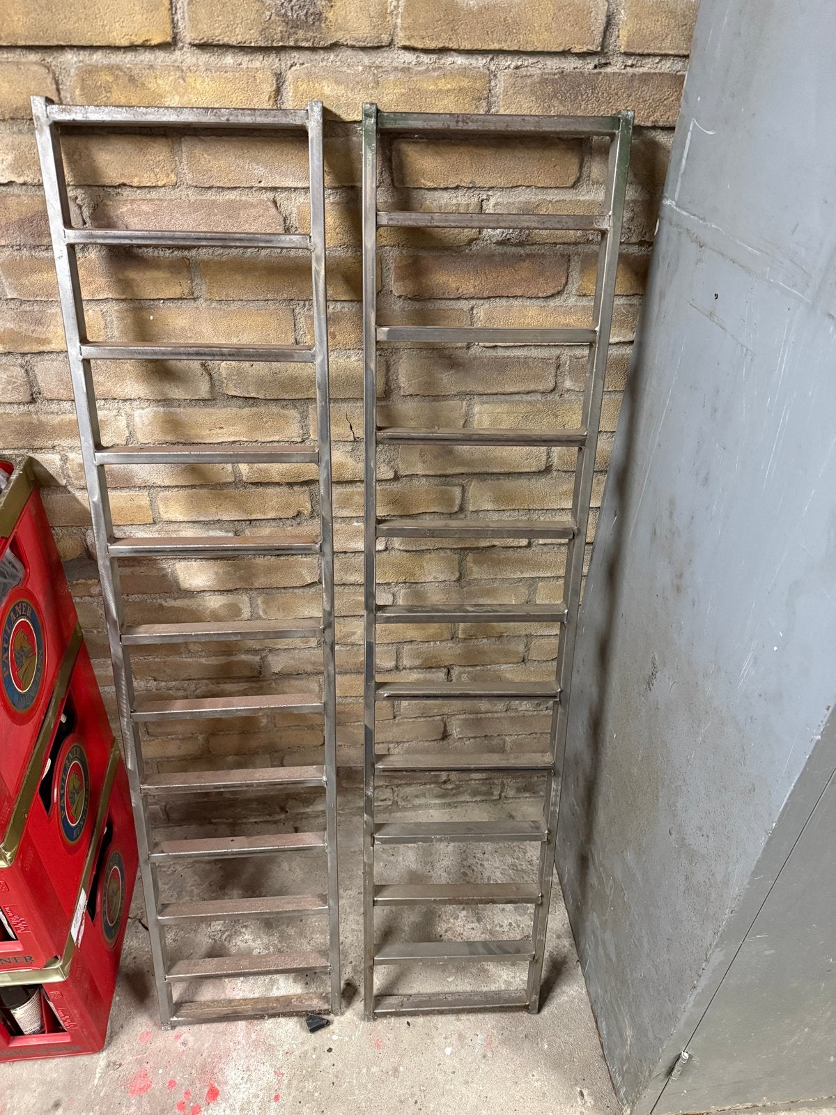2 oprijbanen/oprijplaten 28x128, Ophalen, Gebruikt
