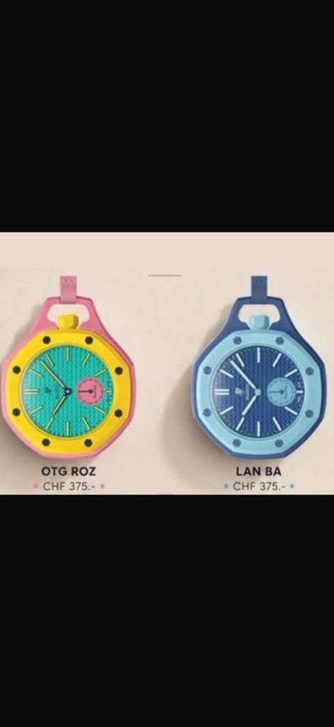 AP x Swatch Royal Pop horloge - Nieuw in doos, Ophalen of Verzenden, Zo goed als nieuw