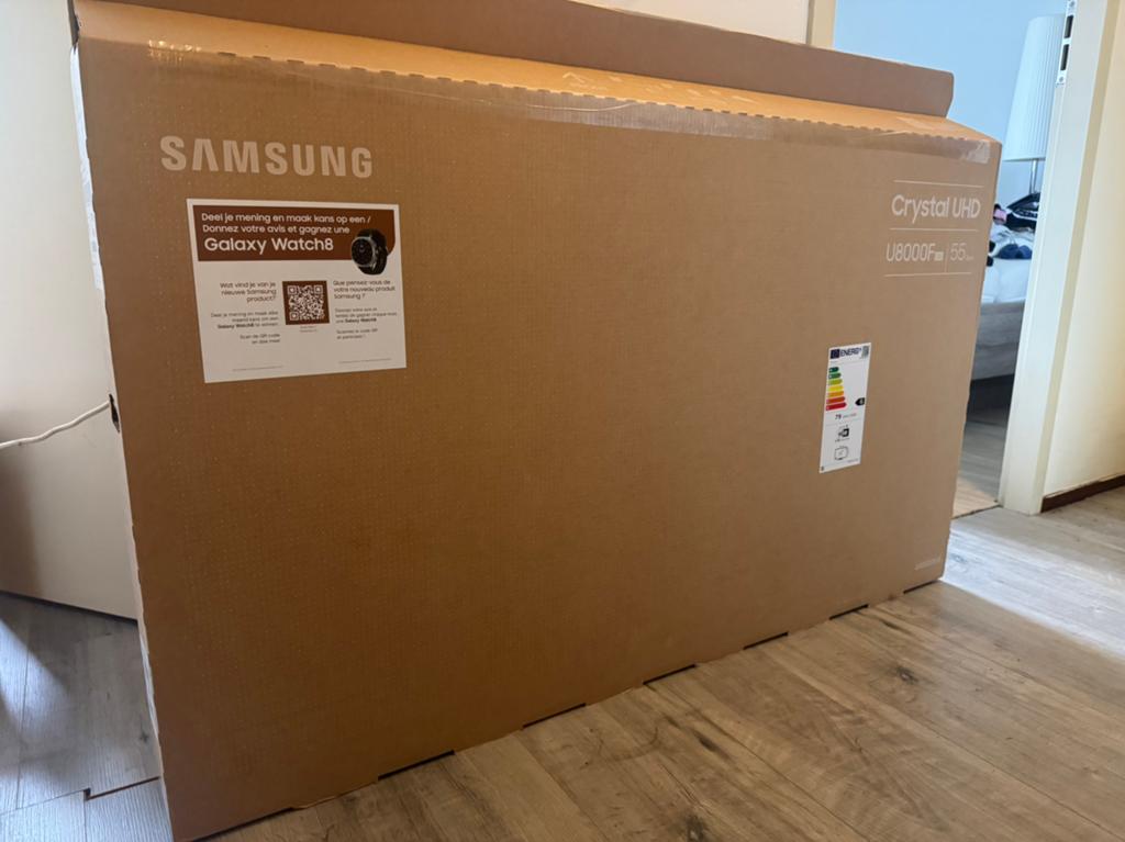 Samsung 55 inch 4K Smart TV NIEUW !!!, LED, 50 Hz, Nieuw, Ophalen of Verzenden