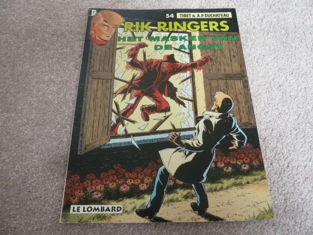 Rik Ringers nr. 54 Het masker van de angst 1e druk 1994, Eén stripboek, Ophalen of Verzenden, Zo goed als nieuw
