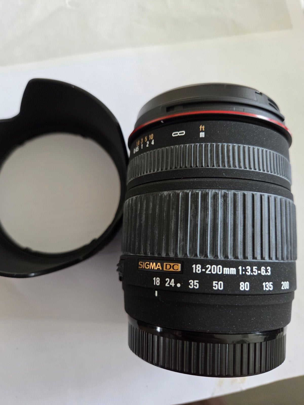 Sigma DC 18-200mm f/3.5-6.3 lensvoor sony A mount, Audio, Tv en Foto, Fotografie | Lenzen en Objectieven, Gebruikt, Sigma, Ophalen of Verzenden