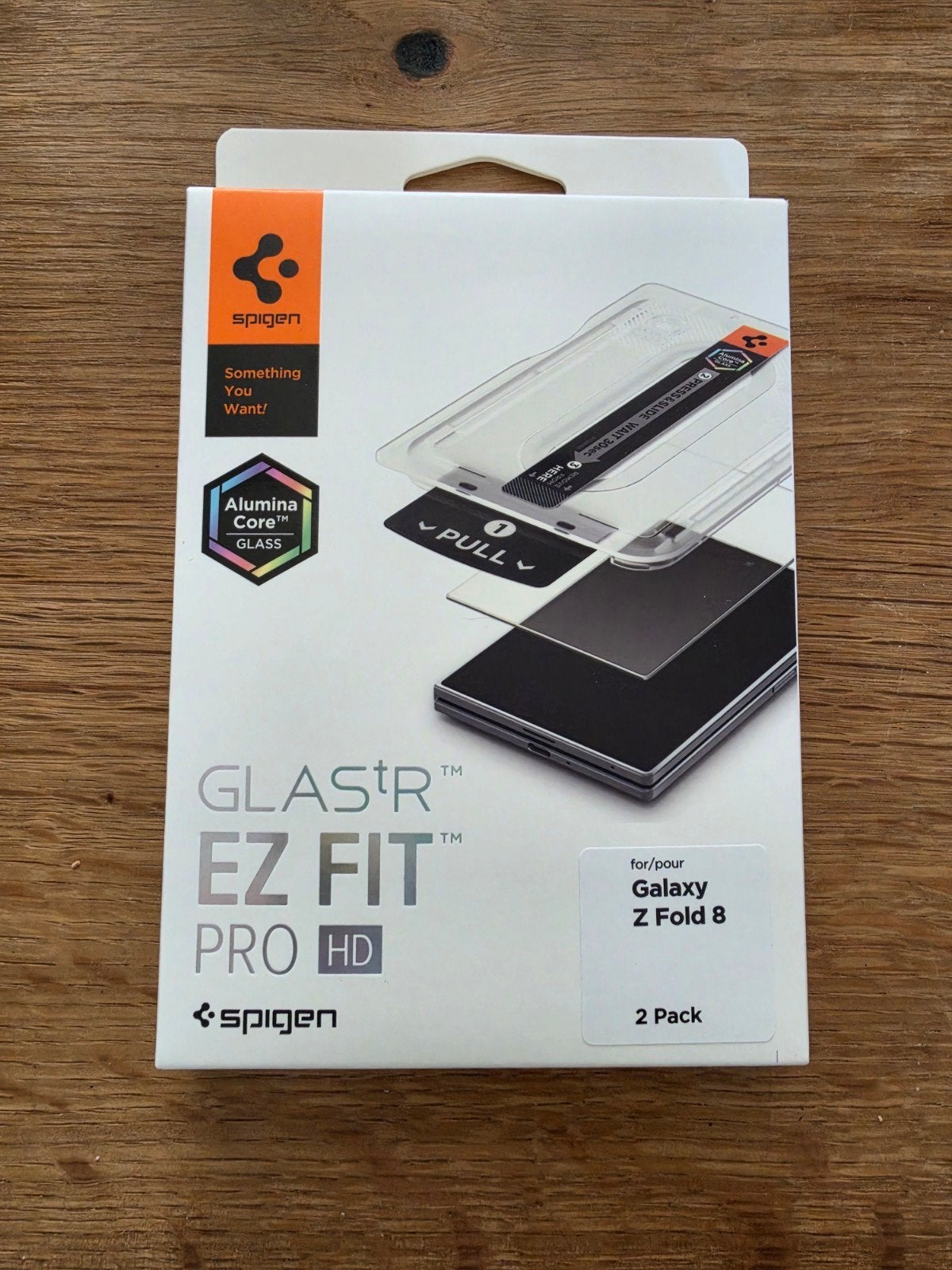 [1 st.] Spigen EZ Fit Pro HD Glas.tR AGL11943 (Galaxy Z Fold, Ophalen of Verzenden, Nieuw, Spigen, Glas