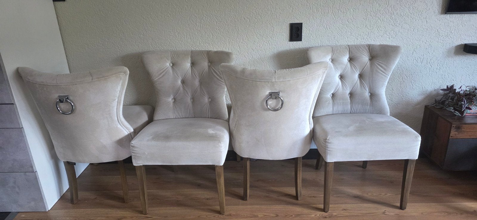 Set van 4 UrbanSofa by Ira Ness eetkamerstoelen, Ophalen of Verzenden, Zo goed als nieuw, Overige kleuren, Vier