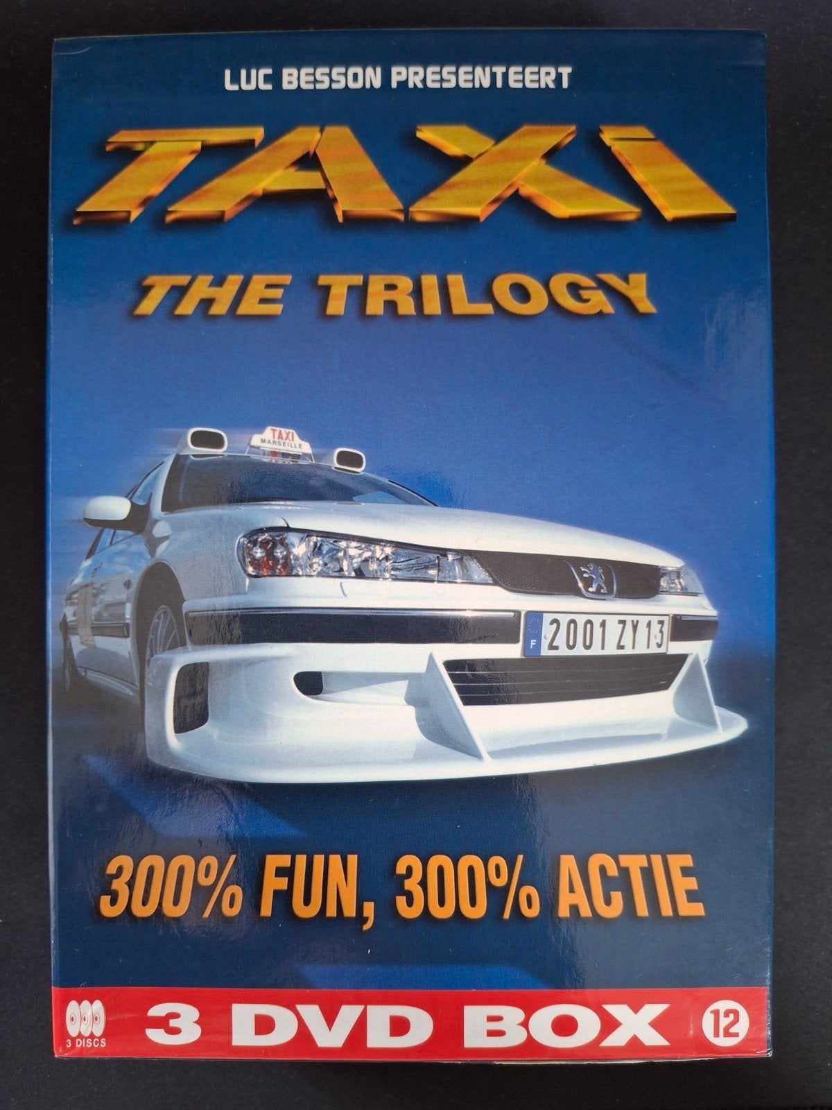 Taxi The Trilogy - 3 DVD Boxset (Actiekomedie), Cd's en Dvd's, Actiekomedie, Nederlands, Inclusief doosje, Ophalen of Verzenden