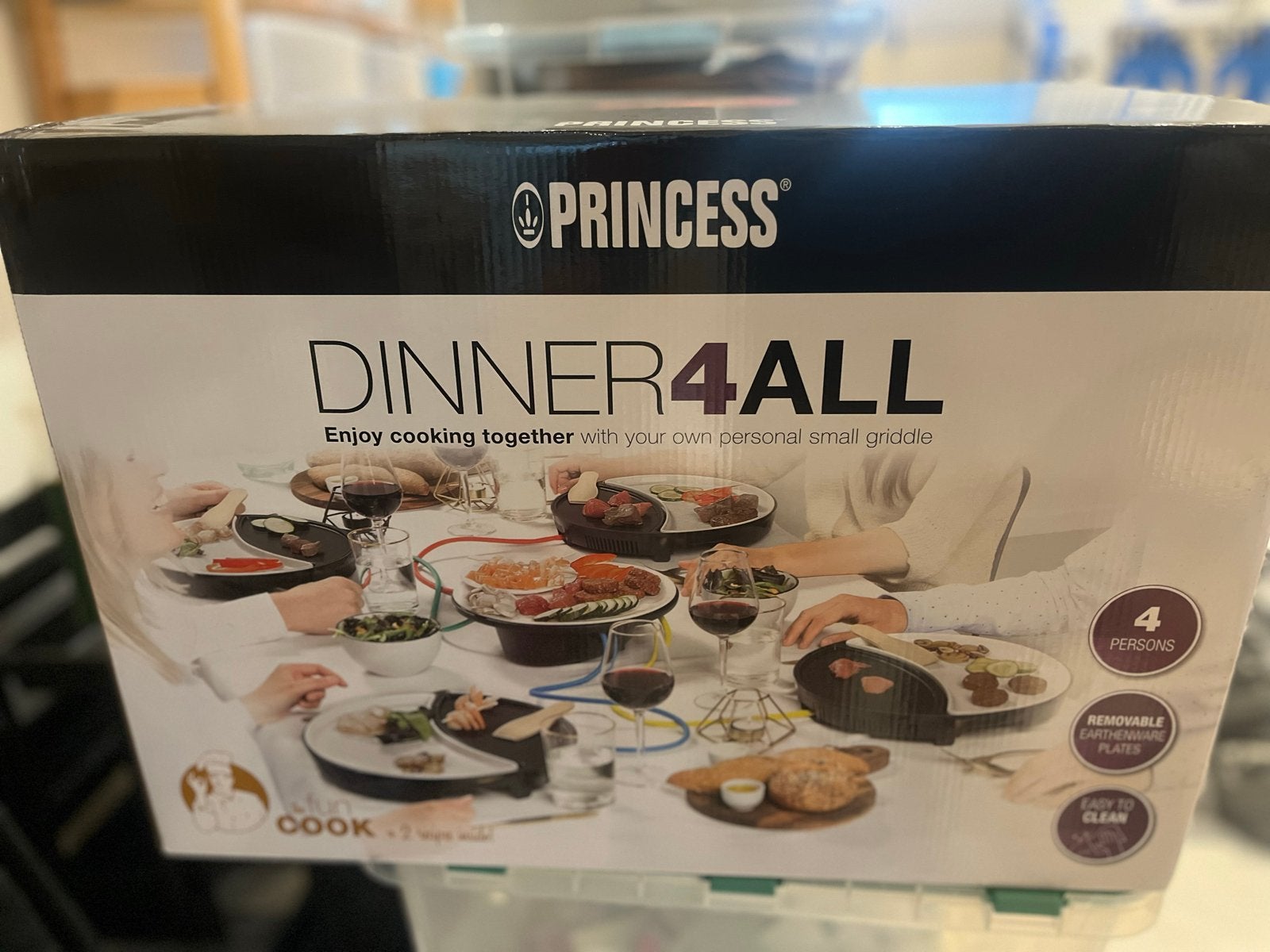 Princess Dinner4All gourmetstel voor 4 personen, Ophalen, Zo goed als nieuw