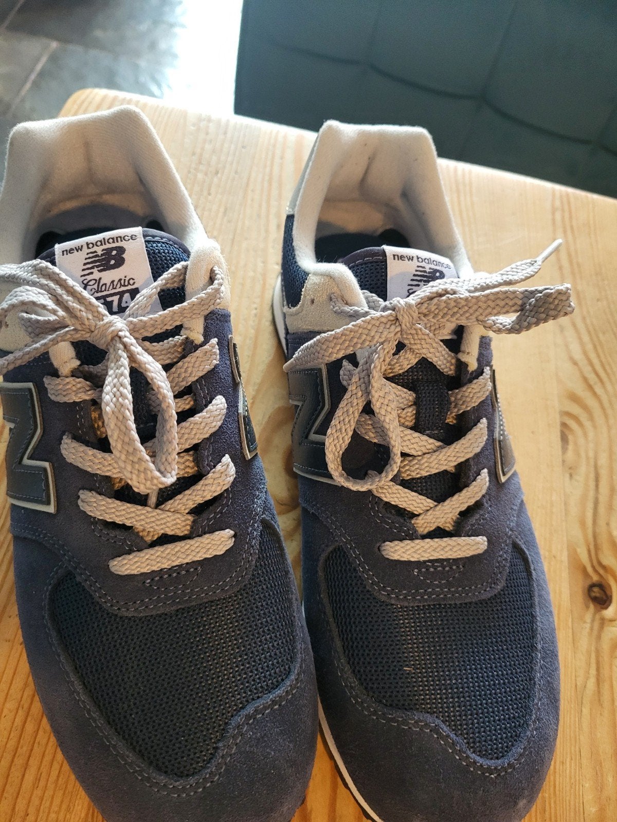 New Balance 574 Sneakers - Donkerblauw, Ophalen of Verzenden, Zo goed als nieuw, Blauw