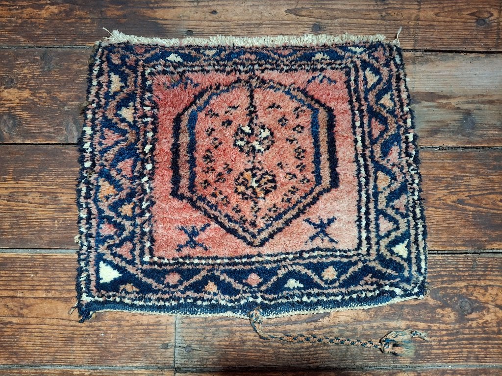 Perzisch tapijt, Huis en Inrichting, Minder dan 50 cm, Gebruikt, 50 tot 100 cm, Zwart