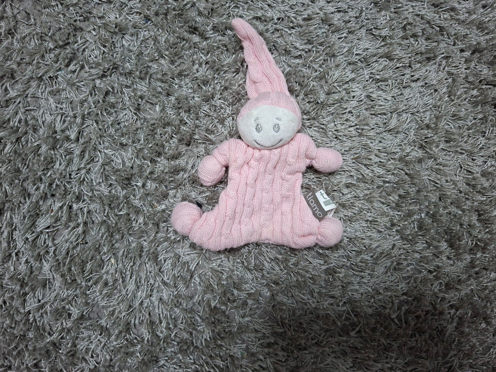 Roze knuffeltje van Tiamo, Verzenden, Overige typen, Zo goed als nieuw, Roze