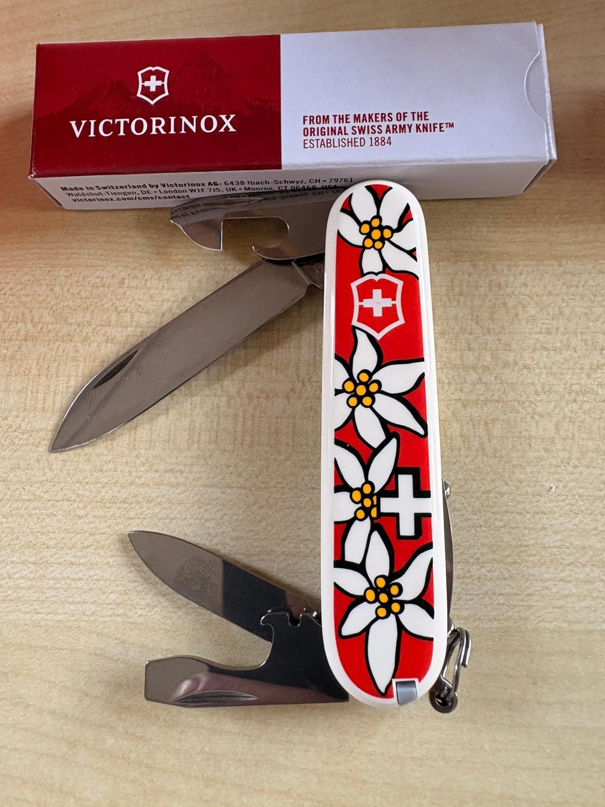 Victorinox Spartan Edelweiss Zwitsers zakmes, Ophalen of Verzenden, Nieuw
