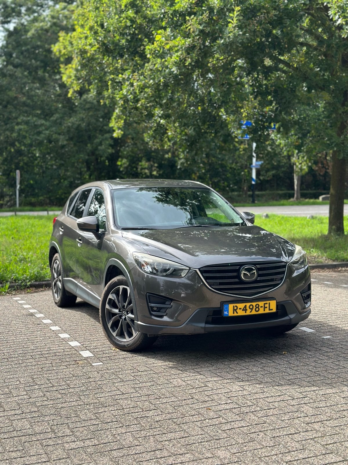 Mazda CX-5 2.5 Skyactiv 141KW A6 4WD 2016 Bruin, Auto's, Automaat, 1800 kg, Bruin, 1415 kg