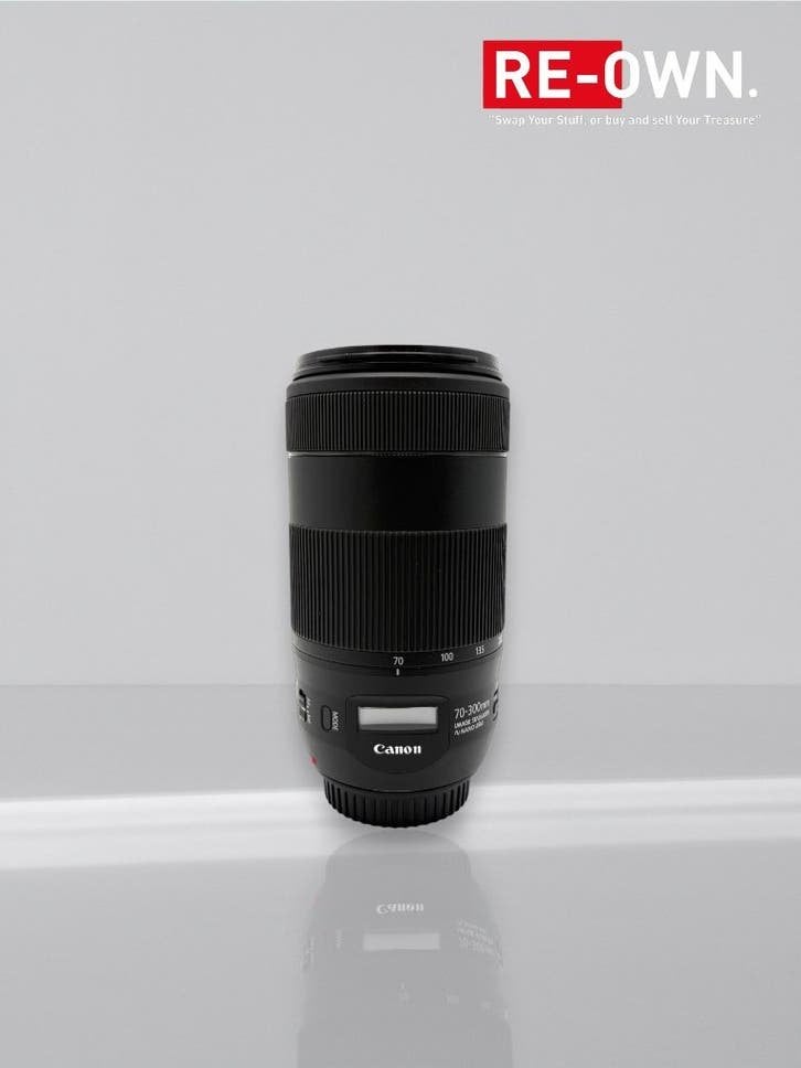 CANON EF 70-300MM F/4-5.6 IS II USM | GRATIS FILTER + ZONNEK, Audio, Tv en Foto, Canon, Canon, Zonnekap, ,