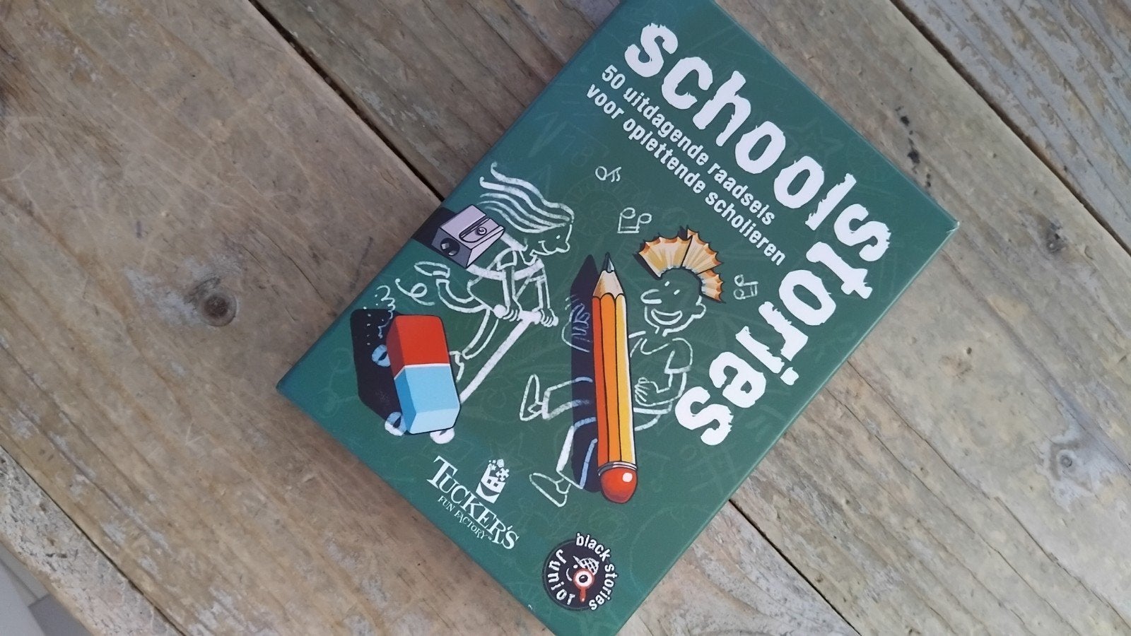Black Stories School Stories - Raadsels voor scholieren, Vijf spelers of meer, Ophalen of Verzenden, Gebruikt, Tucker's Fun Factory