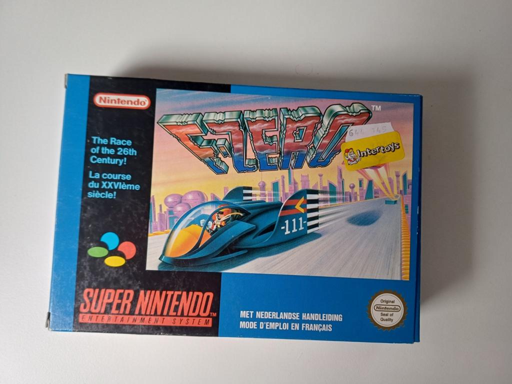 SNES F-Zero CIB, 1 speler, Racen en Vliegen, Ophalen of Verzenden, Zo goed als nieuw
