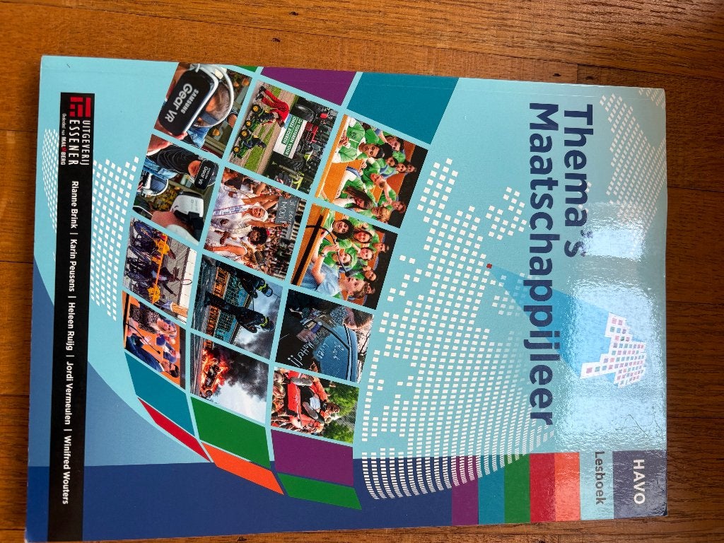Thema's maatschappijleer lesboek havo, Boeken, Diverse auteurs, Ophalen of Verzenden, Maatschappijleer, HAVO