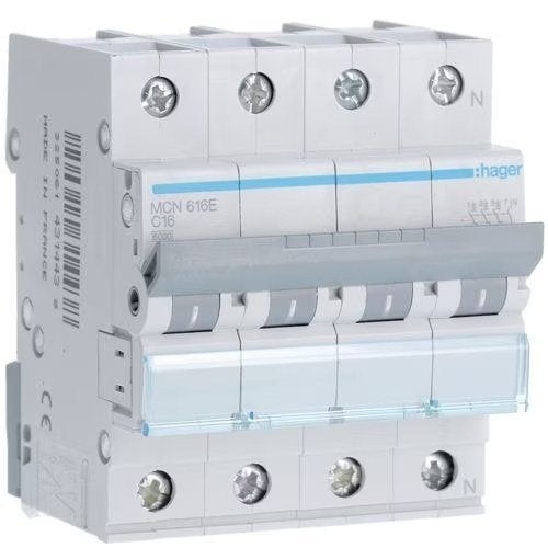 Automaat C16A 3P+N 6kA, Verzenden, Nieuw
