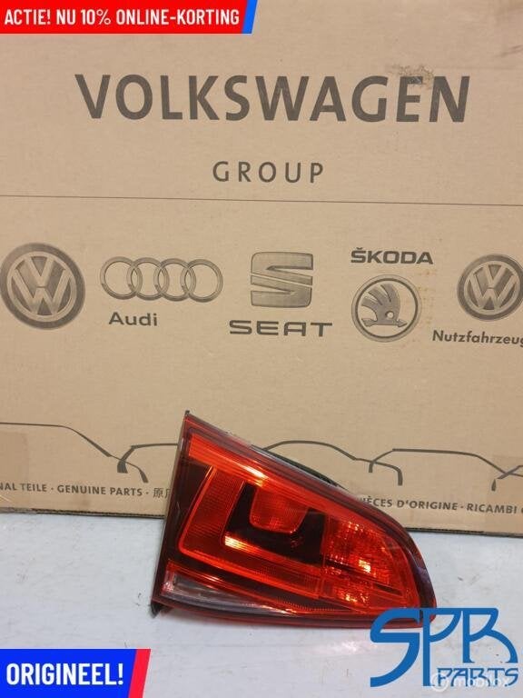 GOLF 7 VII LINKSBINNEN LINKS Achterlicht DONKER 5G0945093AE, Auto-onderdelen, Gebruikt, Volkswagen, Ophalen of Verzenden, Volkswagen