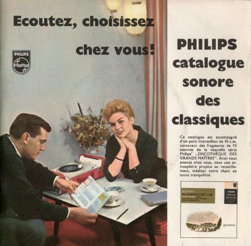 Philips: Ecoutez, Choisissez Chez Vous! - Klassieke Catalogu, Ophalen of Verzenden, Romantiek, Gebruikt, Overige typen