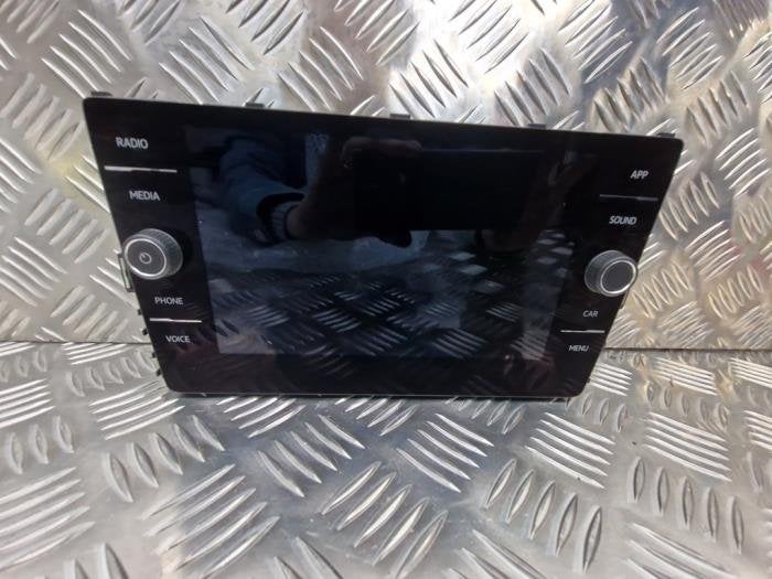 Navigatie Display van een Volkswagen Polo, Gebruikt, -, Volkswagen, -