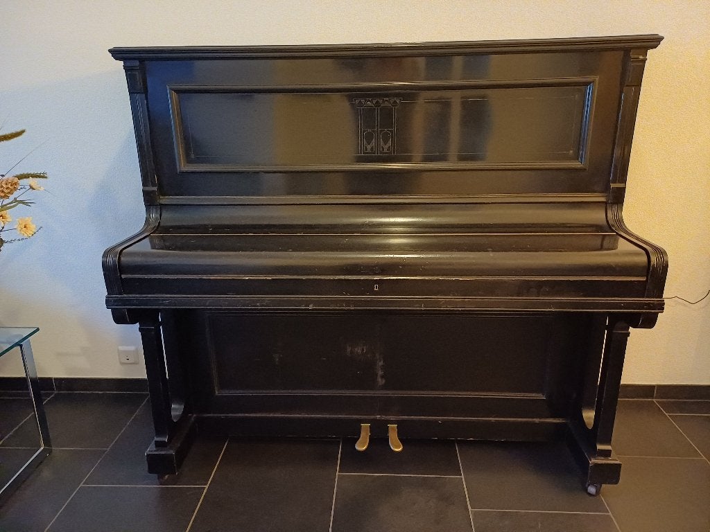 Uebel en Lechleiter piano, Ophalen, Gebruikt, Zwart, Piano