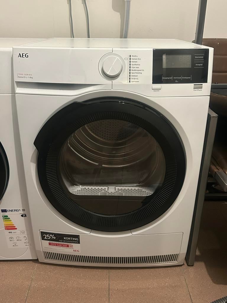 AEG SensiDry 7000 Serie 8kg wasdroger met 3 jaar garantie, Witgoed en Apparatuur, Wasdrogers, 8 tot 10 kg, Ophalen of Verzenden