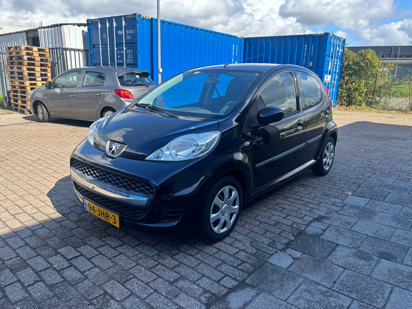Peugeot 107 1.0 12V 5DR 2-TRONIC 2009 Zwart, Zwart, 4 stoelen, Bedrijf, Euro 4