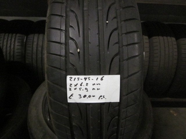 215 45 16 Dunlop SP SportMaxx zomerbanden, 16 inch, Ophalen of Verzenden, Band(en), Personenwagen