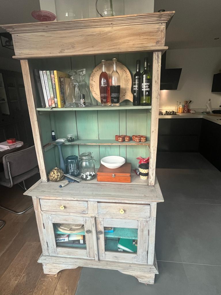 Houten kast voor koffiehoek - 190x100x49cm, Huis en Inrichting, Kasten | Buffetkasten, Ophalen, Gebruikt, 50 tot 100 cm, Met lade(s)
