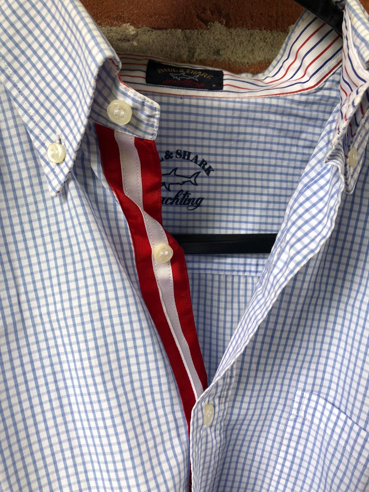 ZGAN Paul & Shark Yachting overhemd Katoen Mt M, Ophalen of Verzenden, Zo goed als nieuw, Blauw, Halswijdte 39/40 (M)