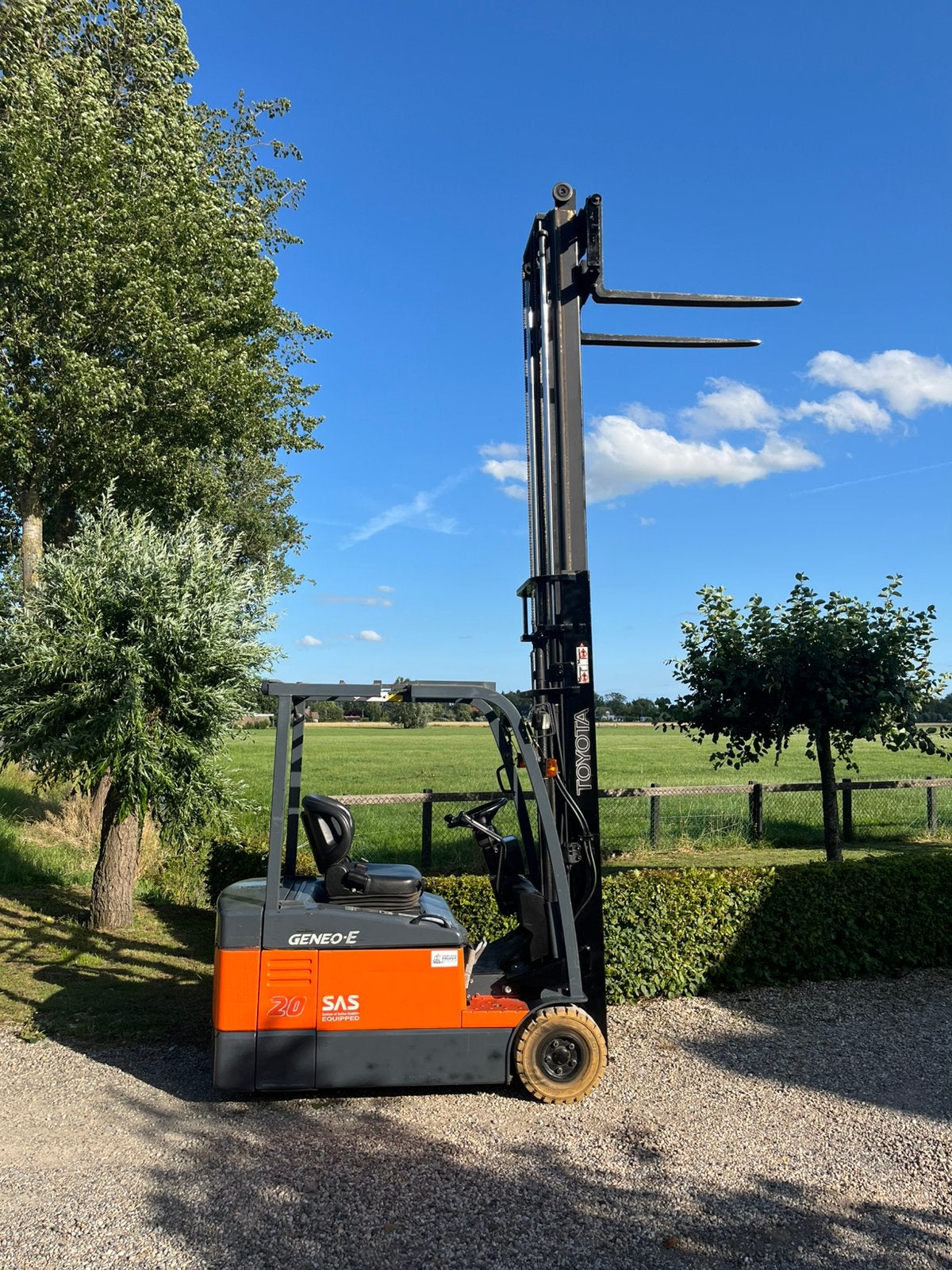 Toyota 7fbe20 geneo e-sideshift-2013-non marking-goede accu✅, 1000 tot 2000 kg, Ophalen of Verzenden, Elektrisch, Heftruck