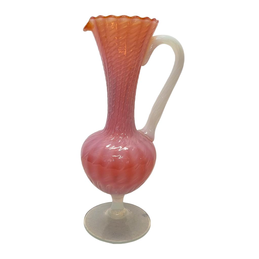 Vintage Selvia Opalina karaf, Ophalen of Verzenden