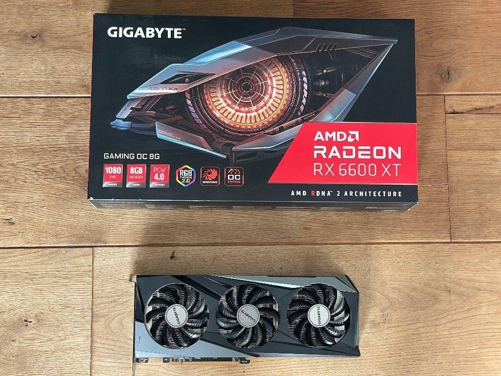 AMD radeon RX 6600 TX 8gb videokaart, Computers en Software, AMD, GDDR6, PCI-Express 4, Ophalen of Verzenden