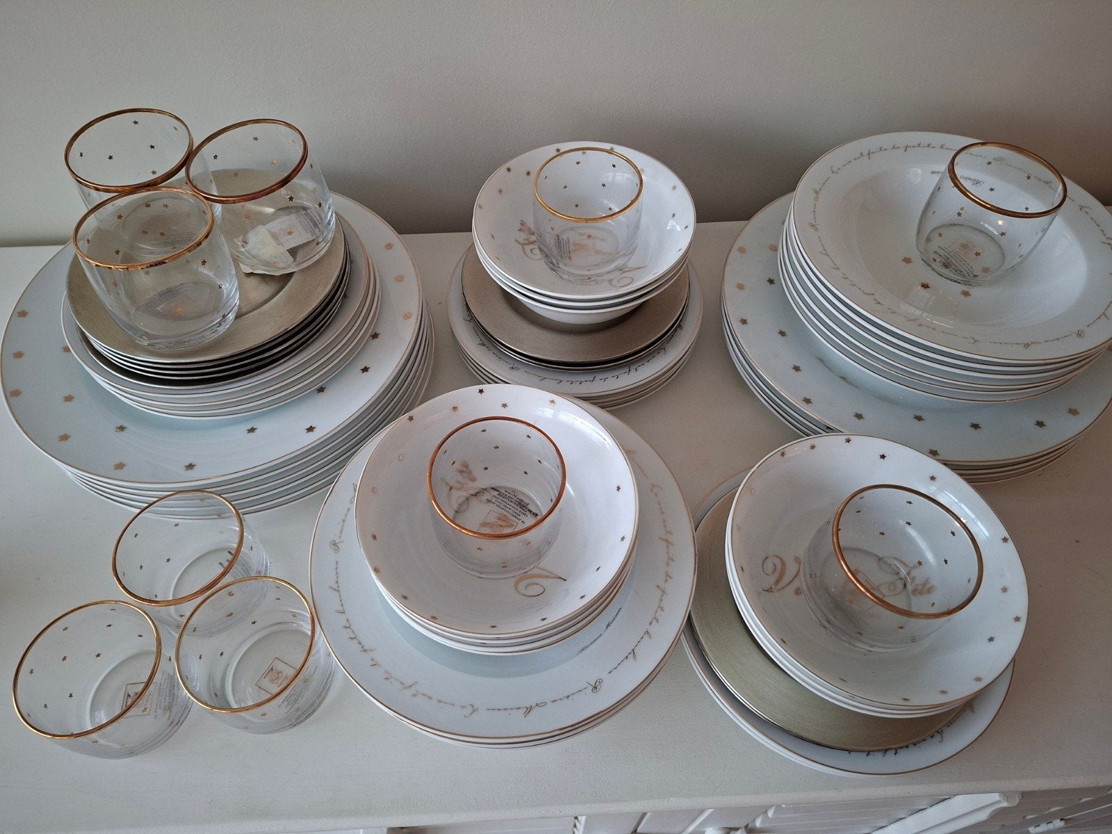 10 pers riviera maison kerst servies nieuw, Huis en Inrichting, Ophalen, Nieuw, Overige stijlen