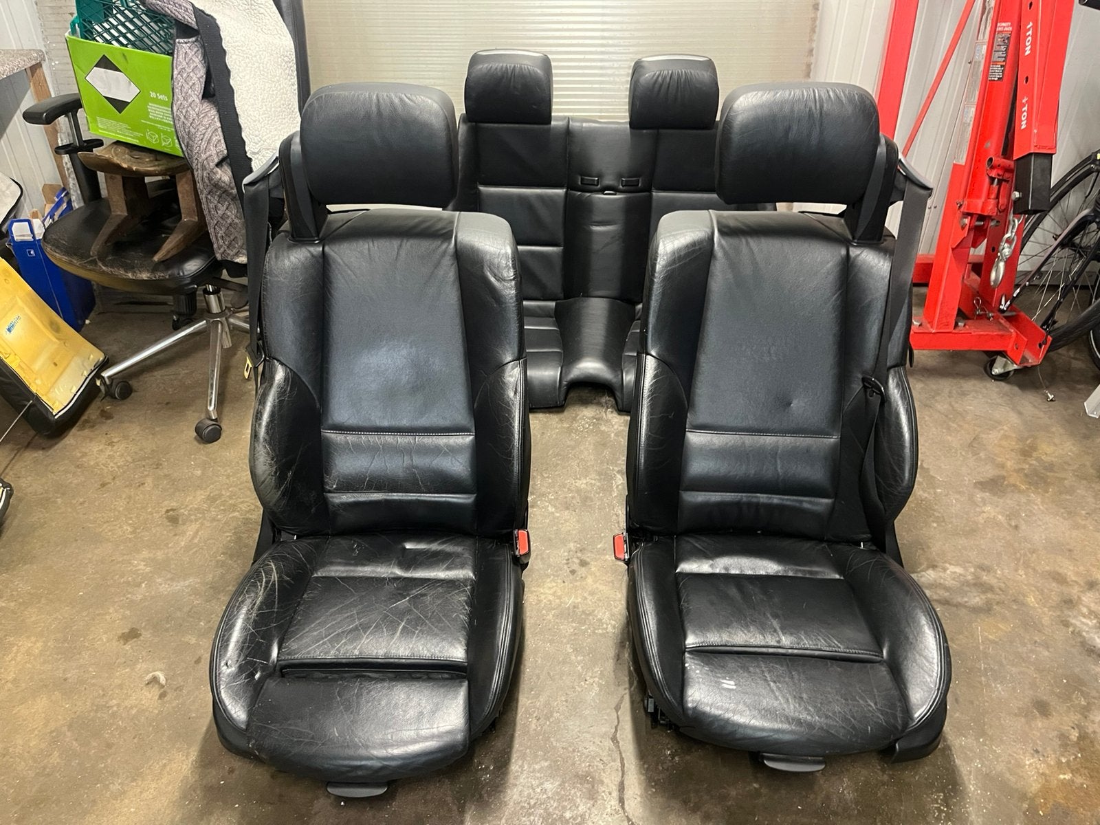 Bmw e46 cabrio sportstoelen plus bank, Auto-onderdelen, Interieur en Bekleding, Ophalen, BMW